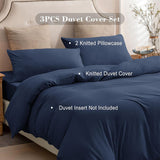 Load image into Gallery viewer, Jersey Knit Cotton Duvet Cover Set