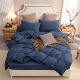Load image into Gallery viewer, 100% Cotton Jersey Duvet Cover Set Queen