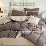 Load image into Gallery viewer, Jersey Knit Duvet Cover Set 100% T-Shirt Cotton