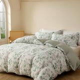 Load image into Gallery viewer, Ultra-Soft Cotton Floral Duvet Cover Set – Luxury 600 Thread Count Bedding