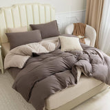 Load image into Gallery viewer, Jersey Knit Duvet Cover Set 100% T-Shirt Cotton