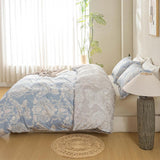 Load image into Gallery viewer, Luxury Floral Cotton Duvet Cover Set – 600TC Ultra-Soft Breathable Bedding