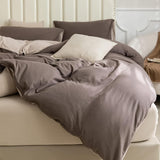 Load image into Gallery viewer, Jersey Knit Duvet Cover Set 100% T-Shirt Cotton