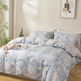 Load image into Gallery viewer, Luxury Floral Cotton Duvet Cover Set – 600TC Ultra-Soft Breathable Bedding