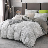 Load image into Gallery viewer, Luxury 100% Cotton Duvet Cover Set – Floral Elegance, 600TC Comfort