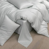Load image into Gallery viewer, Silken Cotton Duvet Cover Set – 600 Thread Count Sateen