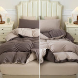 Load image into Gallery viewer, Jersey Knit Duvet Cover Set 100% T-Shirt Cotton