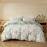 Load image into Gallery viewer, Ultra-Soft Cotton Floral Duvet Cover Set – Luxury 600 Thread Count Bedding