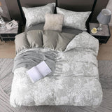 Load image into Gallery viewer, 100% Cotton Comforter Cover with Floral Pattern Duvet Cover Set