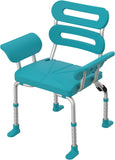 Load image into Gallery viewer, Foldable Shower Chair with Arms &amp; Back