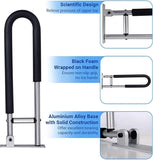 Load image into Gallery viewer, 23.6" Fold-Up Toilet Grab Bar with Padded Grip