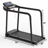 Load image into Gallery viewer, Foldable Walking Treadmill with Long Handrails