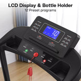 Load image into Gallery viewer, Foldable Walking Treadmill with Long Handrails