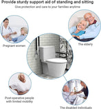 Load image into Gallery viewer, 23.6" Fold-Up Toilet Grab Bar with Padded Grip