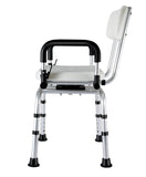 Load image into Gallery viewer, 360° Swivel Shower Chair with Arms &amp; Back