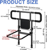 Load image into Gallery viewer, 43" Fold-Down Bed Rail with Support Legs