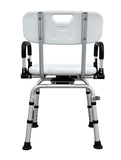 Load image into Gallery viewer, 360° Swivel Shower Chair with Arms &amp; Back
