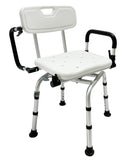 Load image into Gallery viewer, 360° Swivel Shower Chair with Arms &amp; Back